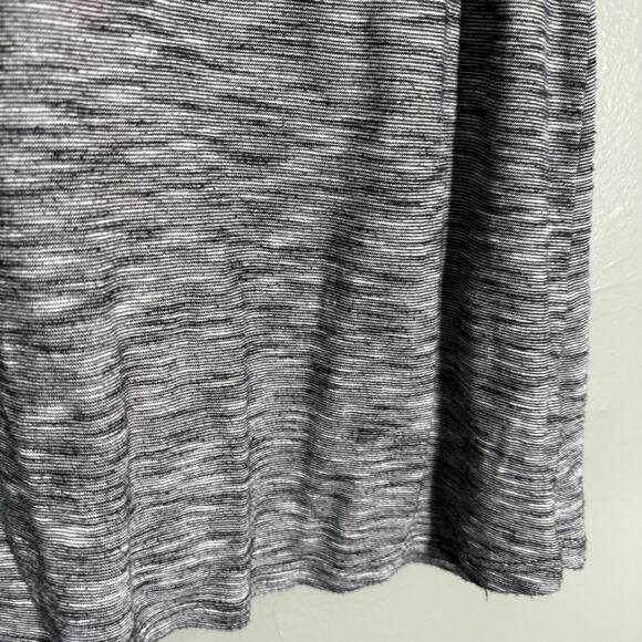 W5 Women's Gray Marled Boho Trim Sleeveless Top - Size Medium - Tribal Geometric - Picture 4 of 7